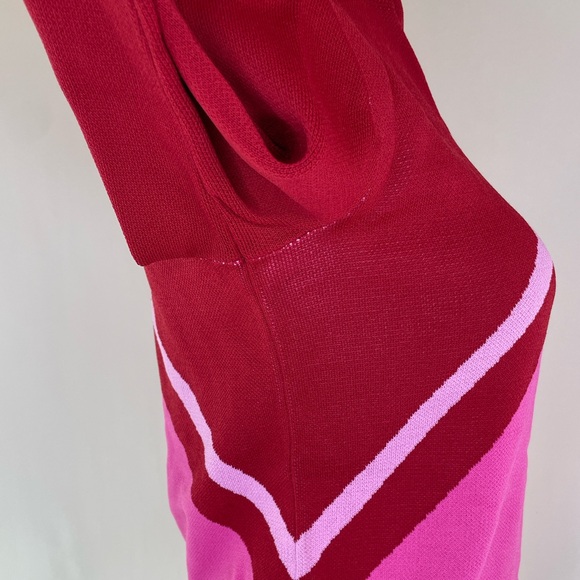 Saunders x RTR Pink Colorblock Sweater, S - Picture 9 of 14